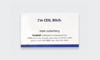 I’m CEO, Bitch! 8 originale Visitenkarten von Zuckerberg bis Jobs [Bildergalerie]