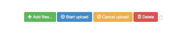 File-Uploads leicht gemacht mit dem jQuery-File-Uploader. (Screenshot: jQuery-File-Uploader)