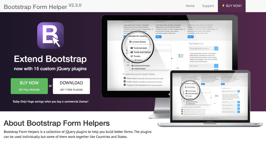 Bootstrap Form Helpers