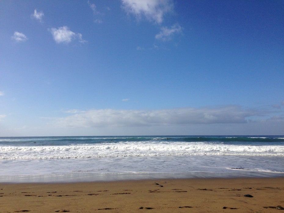 Man muss nicht gleich am Strand arbeiten, aber ein Co-Working-Space am Meer ist schon nett.