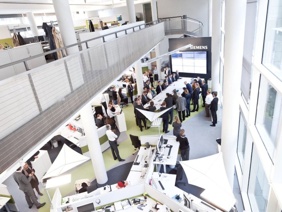Content-Marketing bei Siemens: der Newsroom. (Foto: Siemens)