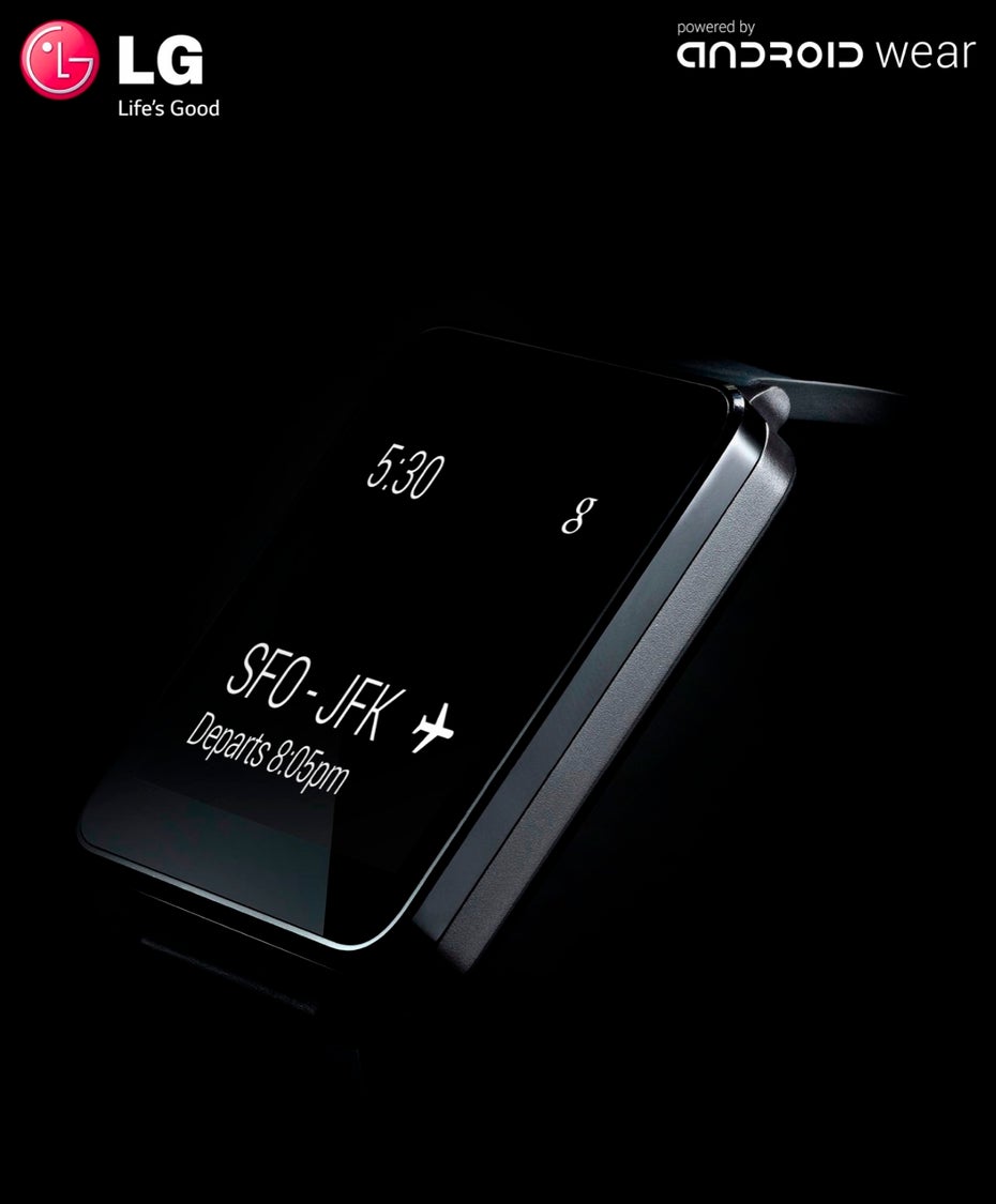 Die LG G Watch ist das zweite Modell, das Google schemenhaft vorstellte. (Quelle: LG)