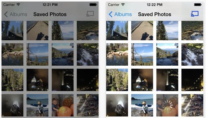 Chromecast: Photocast zeigt die Bilder auf eurem iPhone auf dem Fernseher an. (Screenshot: iTunes)