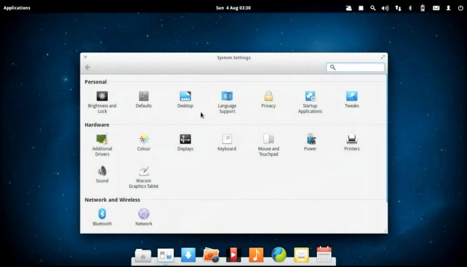 Nah an OS X: elementary OS. (Screenshot: elementary OS)