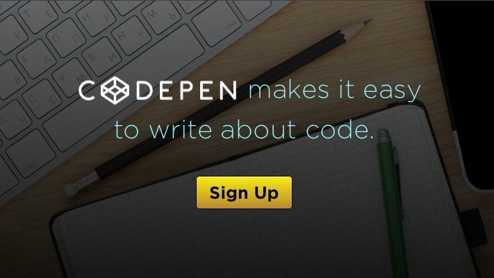 CodePen stellt schlankes Blog-System für Entwickler zur Verfügung CodePen stellt schlankes Blog-System für Entwickler zur Verfügung