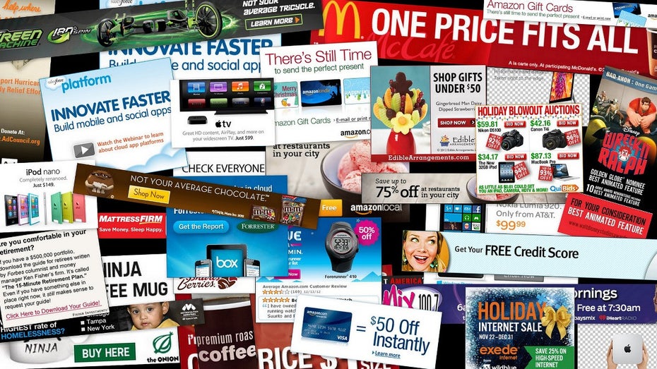 Banner-Ad: Die Form der Online-Werbung ist nach wie vor beliebt. (Grafik: Daniel Oines / Flickr Lizenz: CC BY 2.0)