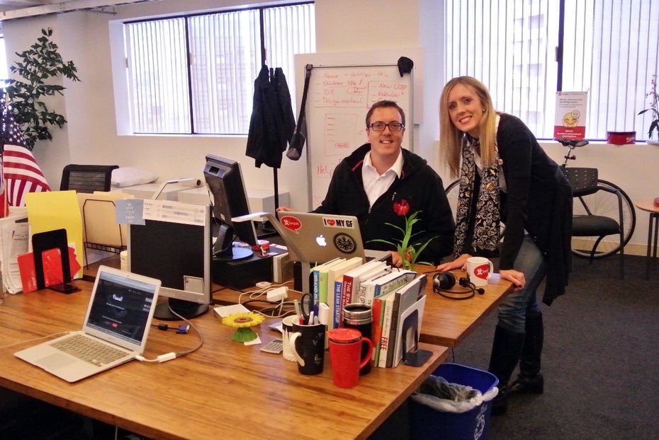 Roman und Bianca Weishäupl über die Vorteile einer Startup-Gründung in San Francisco: „Wer rüberkommen will und Hilfe braucht, dem wird auch geholfen.“. (Foto: Andreas Weck)