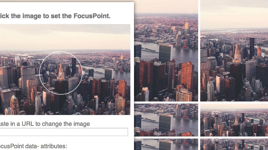 FocusPoint: jQuery-Plugin für fokales Cropping