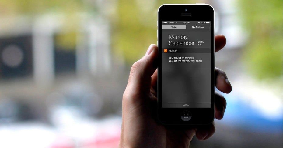 Die Fitness-App Human will für mehr Bewegung in deinem Leben sorgen. (Foto: human.io)