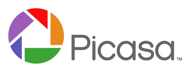 Logos: Picasa kombiniert Kameramechanik mit einem Haus. (Logo: Google)