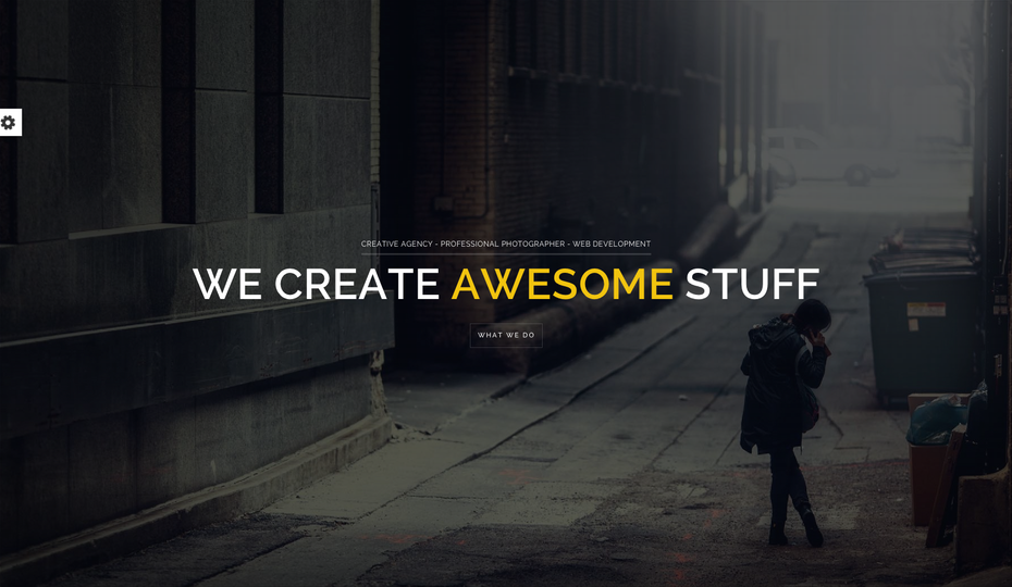 Brooklyn: Parallax WordPress Theme.