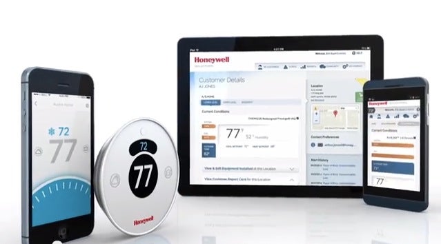 Der Klima- und Heizanlagenhersteller Honeywell nutzt intensiv CRM-Systeme zur Kundenbindung.(Screenshot: Honeywell)
