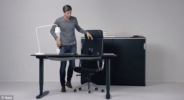 Standing Desk Bekant IKEA