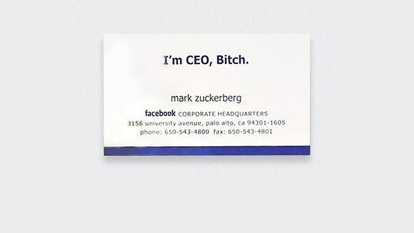 „I’m CEO, Bitch.“ 7 originale Visitenkarten großer Techlegenden