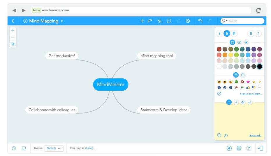 MindMeister erleichtert kollaboratives Mindmapping. (Bild: MindMeister)