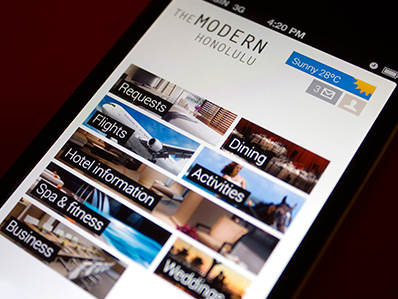 „Modern Honolulu“-iPhone-Konzept von Miguel Olivia Márquez