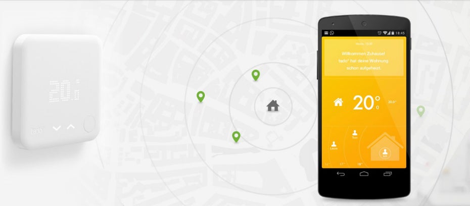 Tado kümmert sich um das smarte Heizen – aber auch um die Klimaanlage kümmert sich das Startup inzwischen. (Screenshot: Tado)