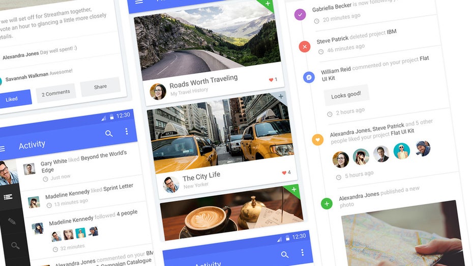 Material-Design-Ressourcen. (Screenshot: UI8) UI-Kits, Frameworks, Tools und mehr: So legt ihr mit Googles Material Design los