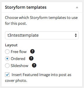 Artikel schick aufbereiten: Das WordPress-Plugin Storyform gibt euch drei Layout-Optionen an die Hand. (Screenshot: Storyform)