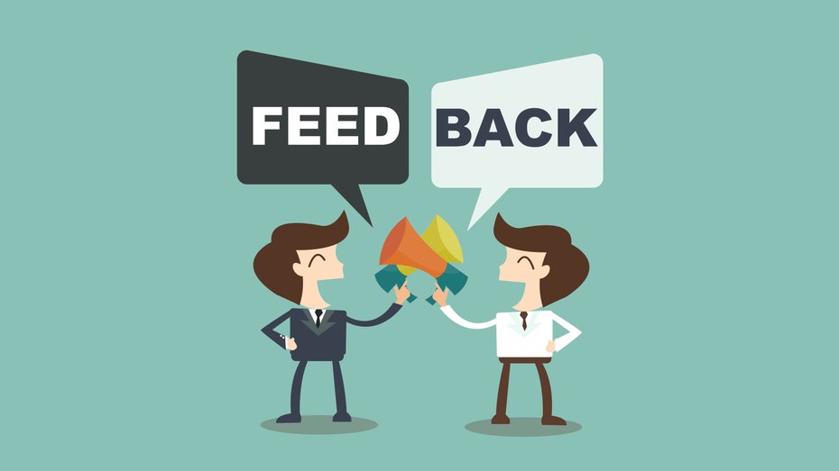 (Grafik: Shutterstock / BoBaa22) Die hohe Kunst des Feedbacks: So gibst du deinen Kollegen bessere Rückmeldungen