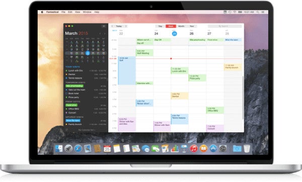 Fantastical 2 für Mac im neuen Gewand. Die App kostet aktuell 39,99 Euro. (Screenshot: t3n)