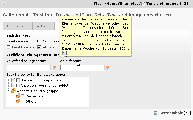 Immer noch häufig im Einsatz: TYPO3 CMS 4.5. (Screenshot: TYPO3.org)