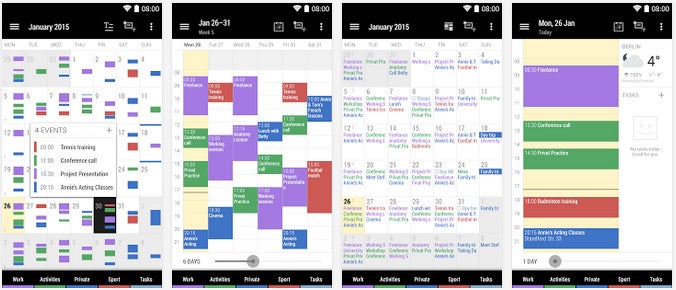 Kalender-Apps: Business Calendar 2 erstrahlt im neuen Look. (Screenshot: Play-Store)
