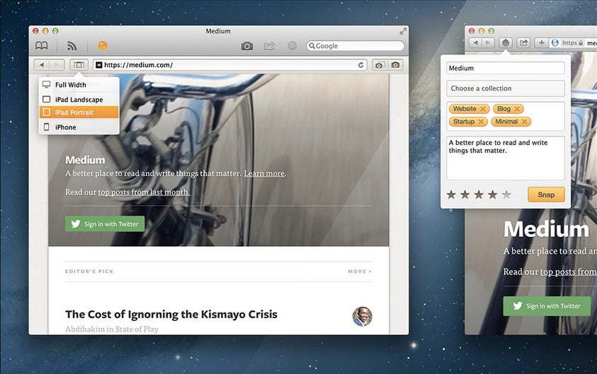 Screenshot-Tools: Ember ist ein hilfreiches Screenshot-Tool für Mac-Nutzer. (Screenshot: Ember)