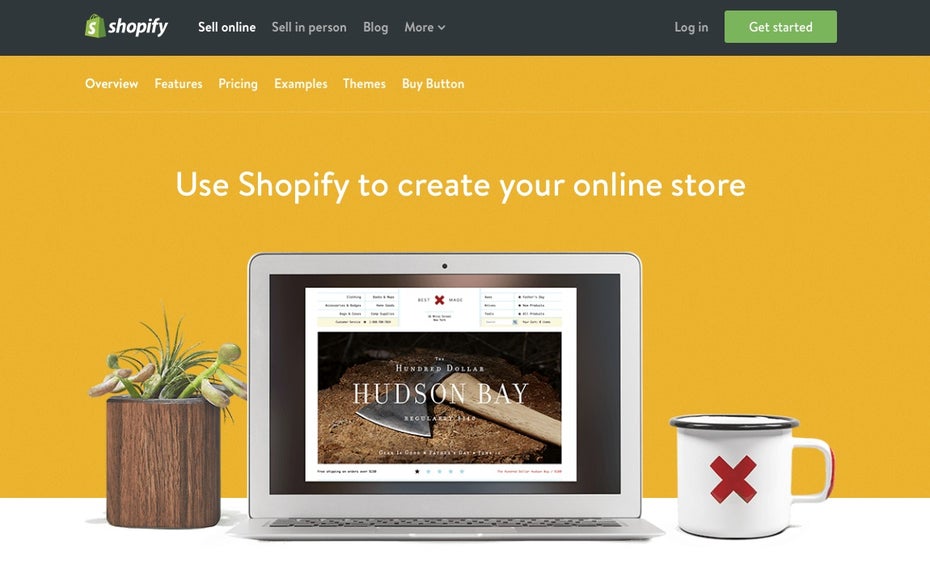Mehr als 120.000 Onlineshop will Shopify nach eigenen Angaben bereits aktiv betreiben. (Screenshot: Shopify)