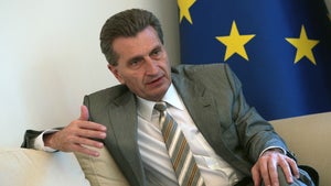 Günther Oettinger und das Leistungsschutzrecht: „Das ist ein Witz, oder?”