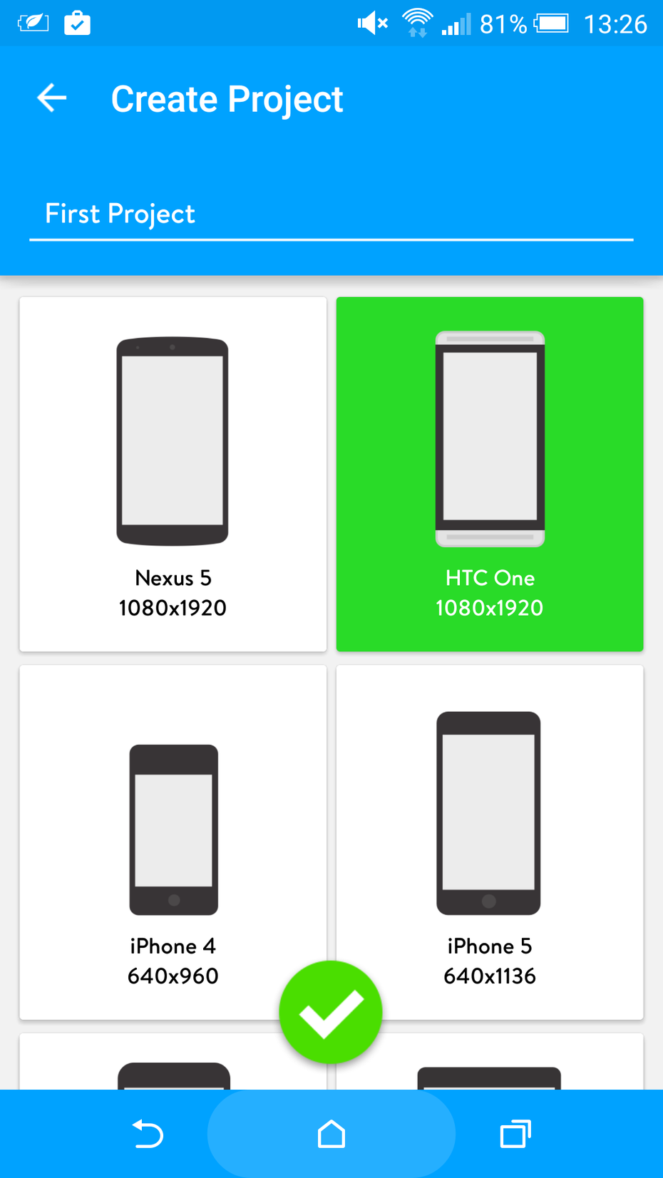 (Screenshot: Marvel mobile App, HTC One M9)