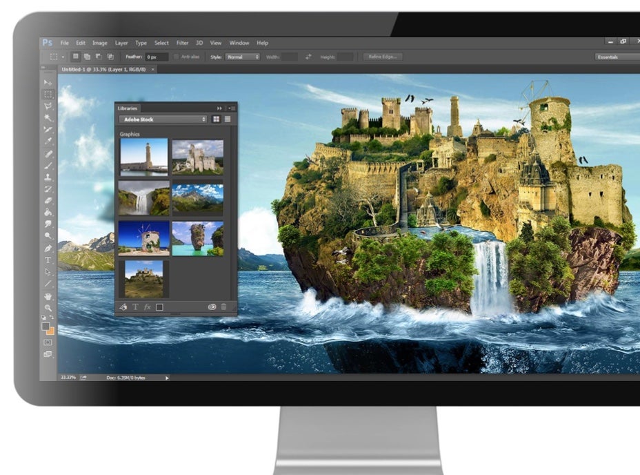 Adobe Stock soll nahtlos in die Creative-Cloud-Anwendungen integriert werden. (Bild: Adobe)