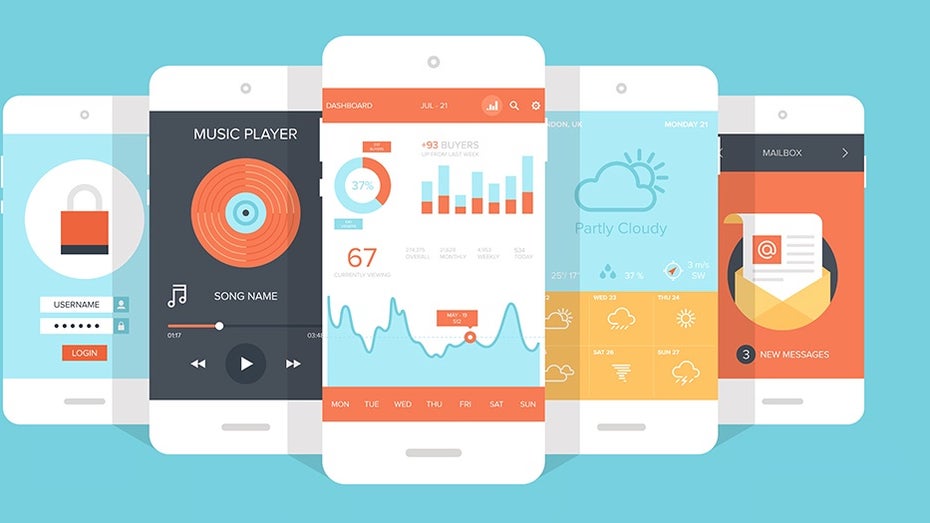 (Grafik: Shutterstock) Hybride App-Entwicklung: 7,5 Frameworks, die du kennen solltest