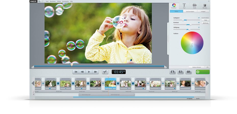 Magix Video easy HD nimmt den Nutzer mit Lernvideos beim Einstieg an die Hand. (Screenshot: Magix)