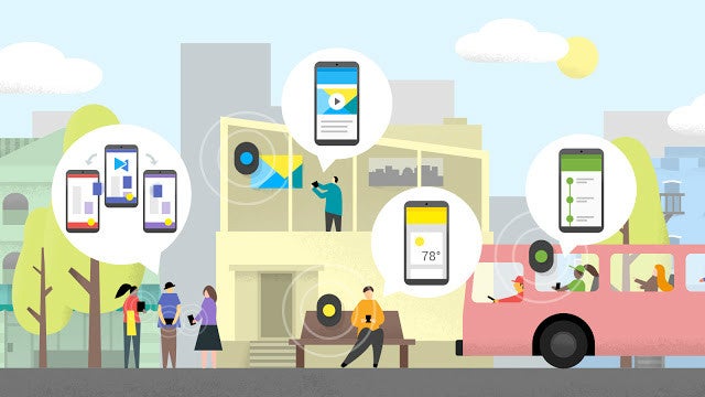Beacon-Plattform Eddystone. (Bild: Google) Open-Source-Konkurrenz für Apples iBeacon: Google stellt sein Projekt „Eddystone“ vor