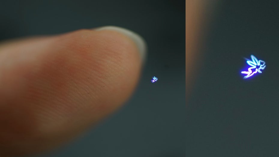 Der Touchscreen kann einpacken: „Fairy Lights“ erzeugt Laser-Hologramme zum Anfassen