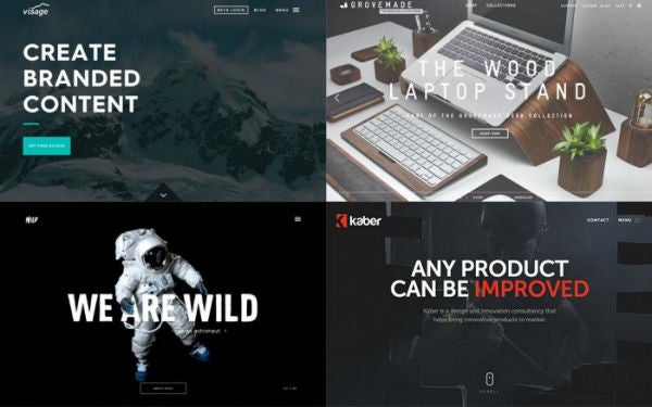 Kaum Variationen in Websites aus Templates (Collage: Adobe Dreamweaver Team Blog)