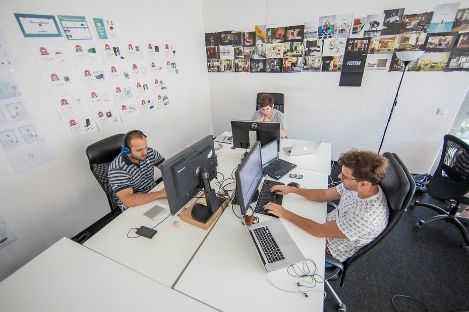 Im Büro von 99chairs sucht man Startup-Kitsch vergeblich. (Foto: Michael Hübner)