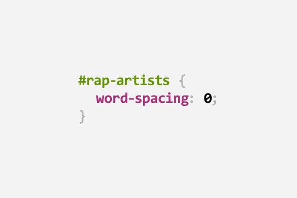 CSS Puns: Rapper (Bild: Digital Synopsis)