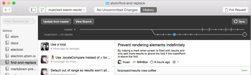 Git-GUI-Client GitHub Desktop (Screenshot: GitHub Desktop)