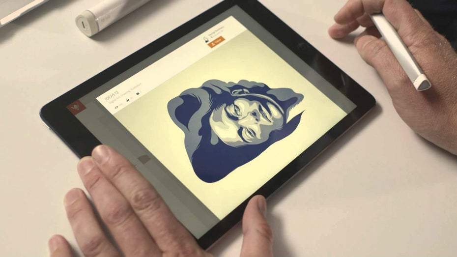 Zeichnen mit dem iPad: Adobe Illustrator Draw. (Foto. YouTube)