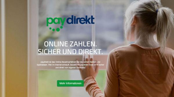 Paydirekt wirbt um Vertrauen. (Screenshot: Paydirekt)