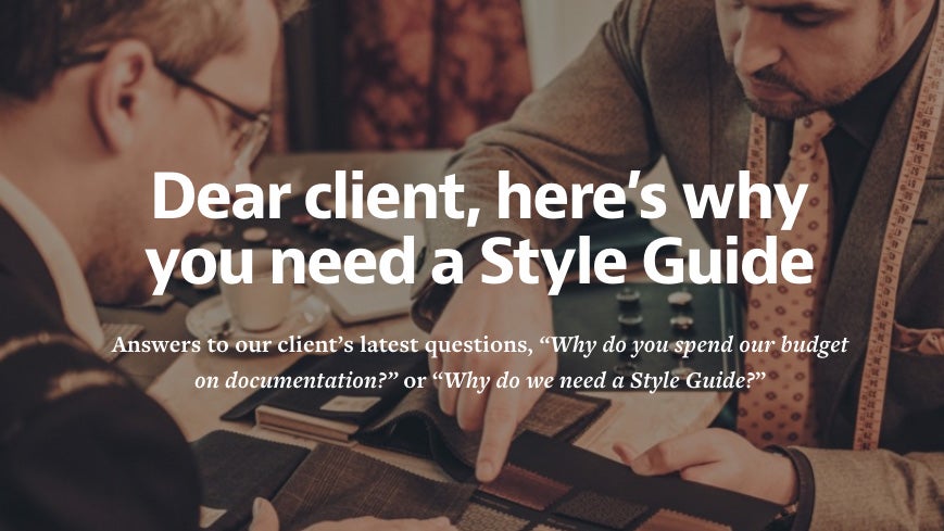 4 Gründe für einen Style-Guide (… euer Team wird es euch danken) 4 Gründe für einen Style-Guide (… euer Team wird es euch danken)