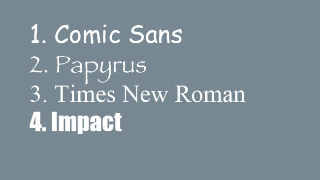 Fiese Fonts: Die Stories hinter den unbeliebtesten Schriftarten der Welt Fiese Fonts: Die Stories hinter den unbeliebtesten Schriftarten der Welt