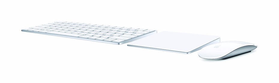 Magic Keyboard, Magic Trackpad 2 und Magic Mouse 2: Apple stellt neue Eingabegeräte vor. (Grafik: Apple)