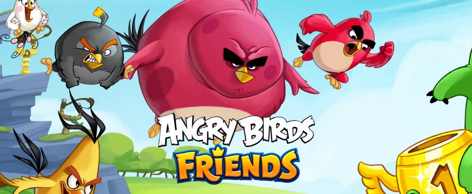 Chromecast-Game: Angry Birds Friends könnt ihr auf dem Fernseher spielen. (Grafik: Rovio)