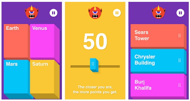 Chromecast-App: Big Web Quiz kann mit bis zu fünf Freunden gespielt werden. (Screenshot: Google-Play-Store)