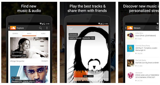 Soundcloud bietet Unterstützung für Chromecast Audio. (Screenshot: Play-Store)