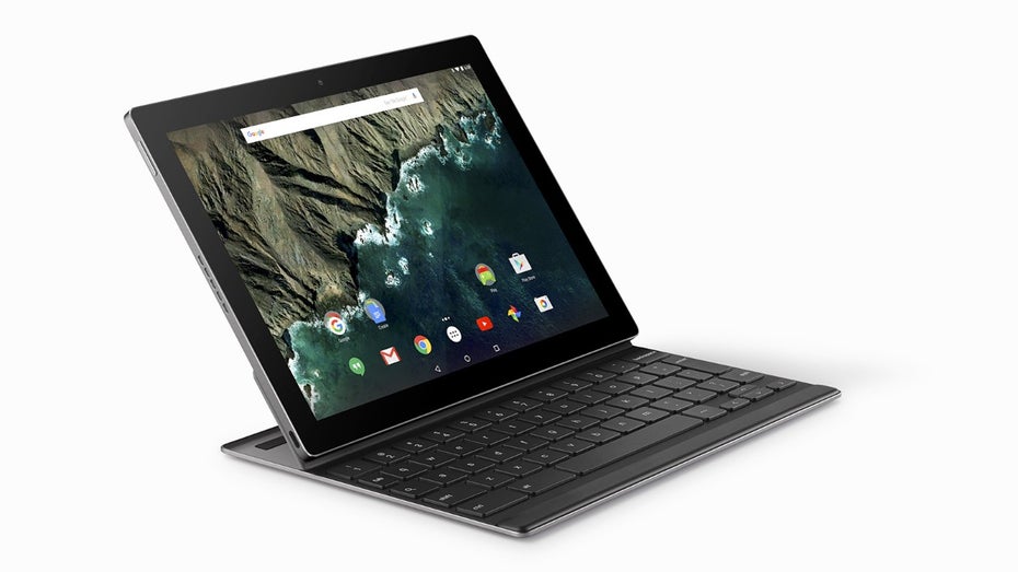 Pixel C: Android-Tablet mit Hardware-Tastatur. (Bild: Google)