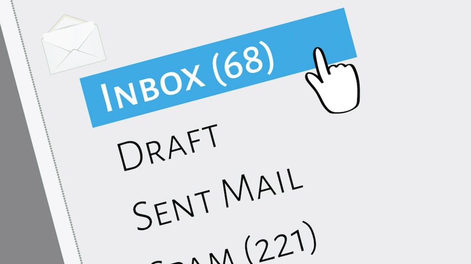 Das sind die gröbsten Fehler im Umgang mit E-Mails! (Grafik: Shutterstock-muuraa)